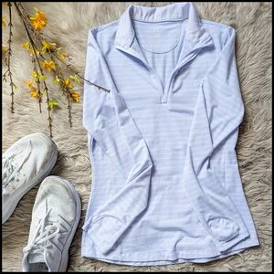 Rhoback Performance Q-zip Top in Stripes